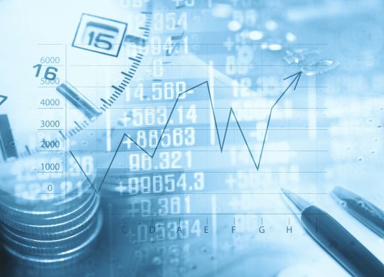 Finance data concept